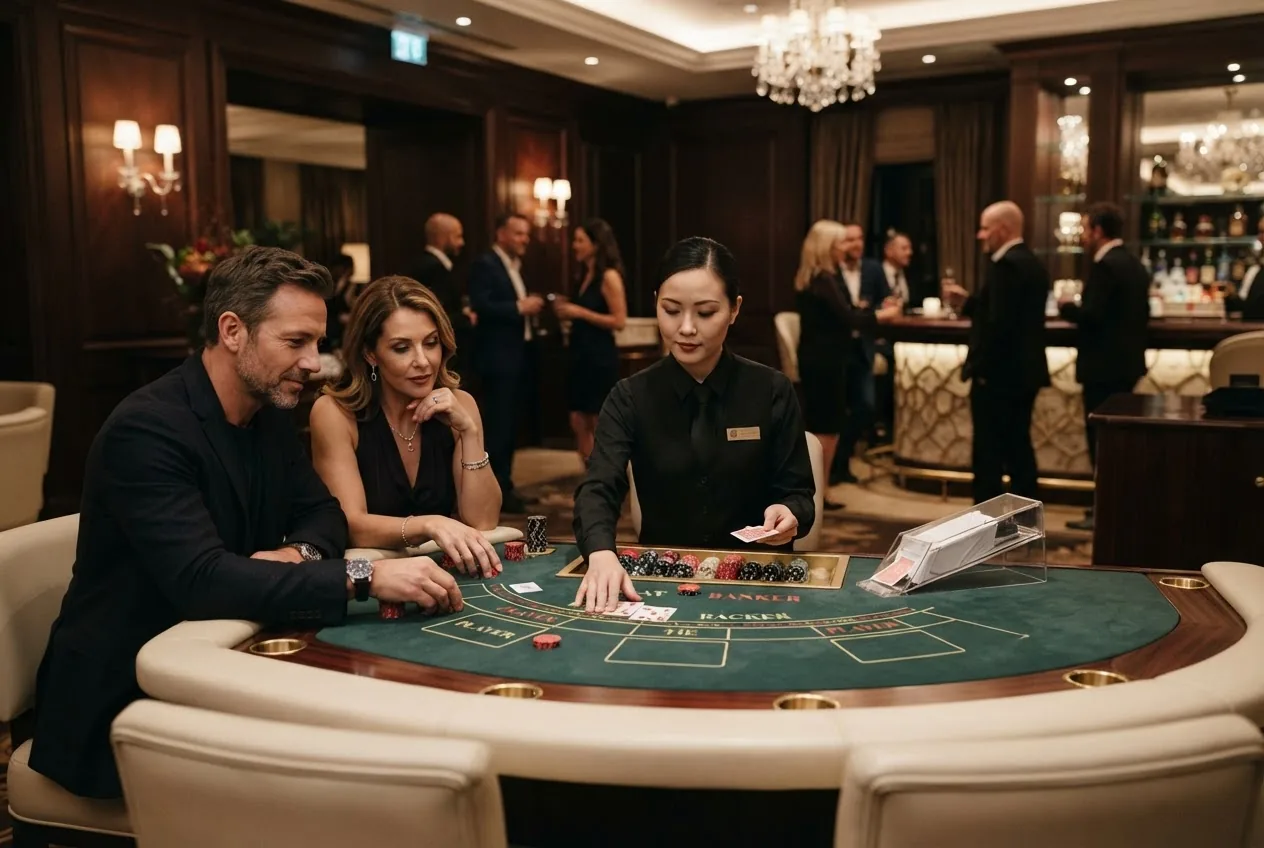 Roulette game atmosphere