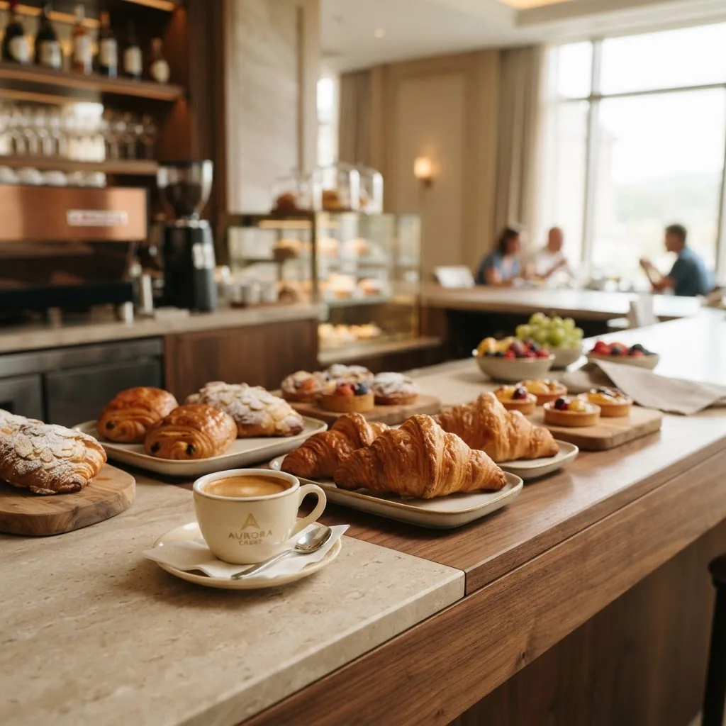 Fresh pastries and coffee at the Morning Counter